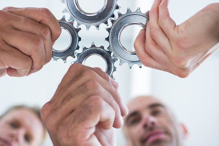 companeros-de-trabajo-sosteniendo-cog